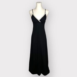 Vintage Black floor length dress (Sz S / 5)